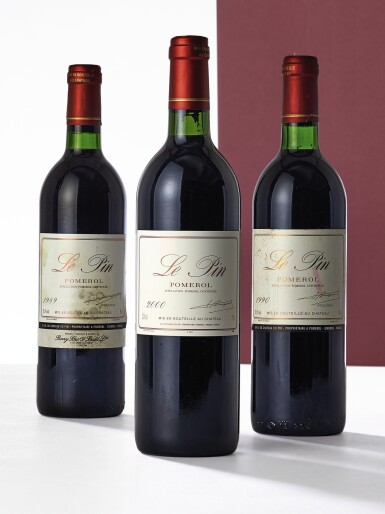 View full screen - View 1 of Lot 3141. Le Pin 1989 (3 BT).