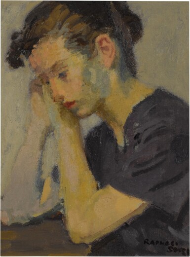 View full screen - View 1 of Lot 51. Portrait of a Woman.