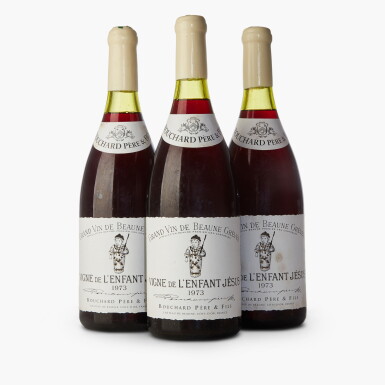 View full screen - View 1 of Lot 281. Beaune Grèves, Vigne de l'Enfant Jésus 1973 Bouchard Père et Fils (3 MAG).