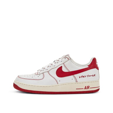View full screen - View 1 of Lot 11. LeBron James Nike Air Force 1 "Japan" | Size 12.