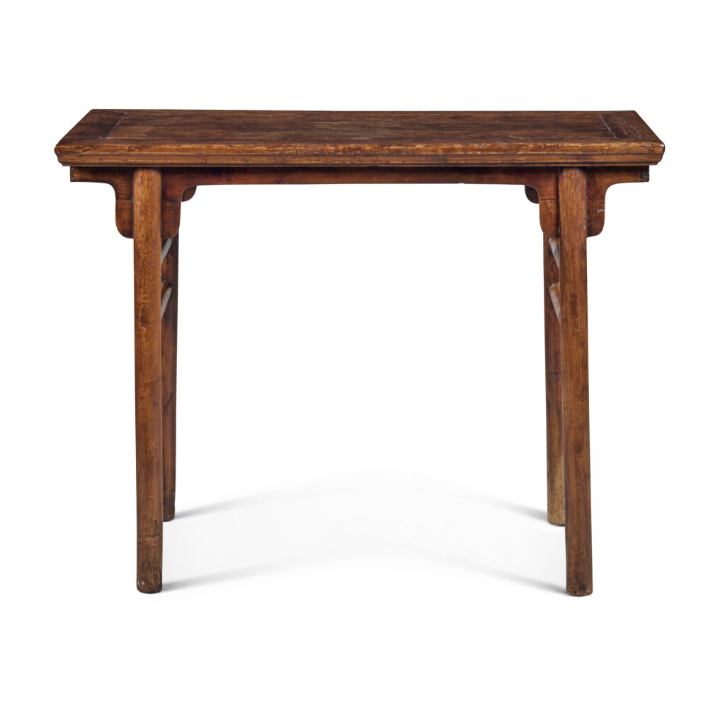 View full screen - View 1 of Lot 290. A small 'jumu' recessed-leg table (Pingtou'an), Qing dynasty, 18th - 19th century.