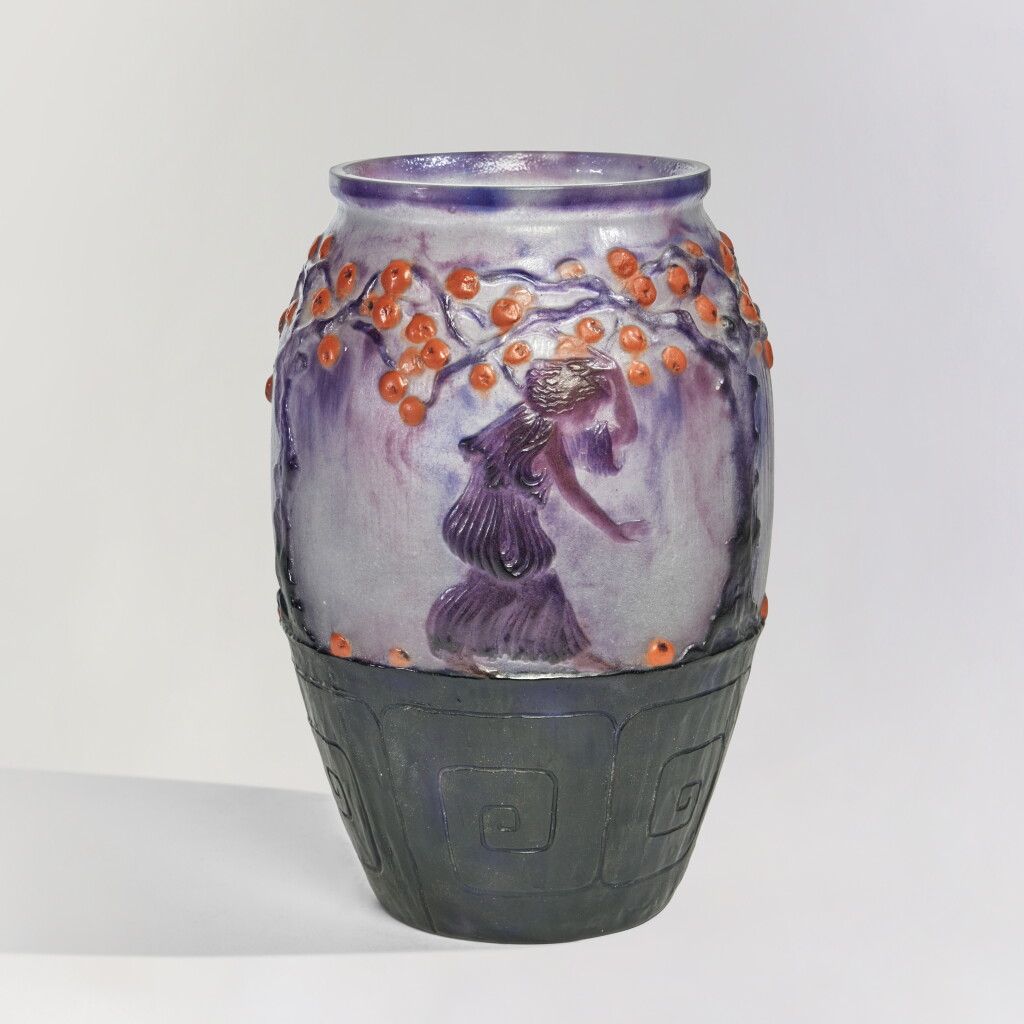 View full screen - View 1 of Lot 199. 'Le Jardin des Hesperides' Vase.