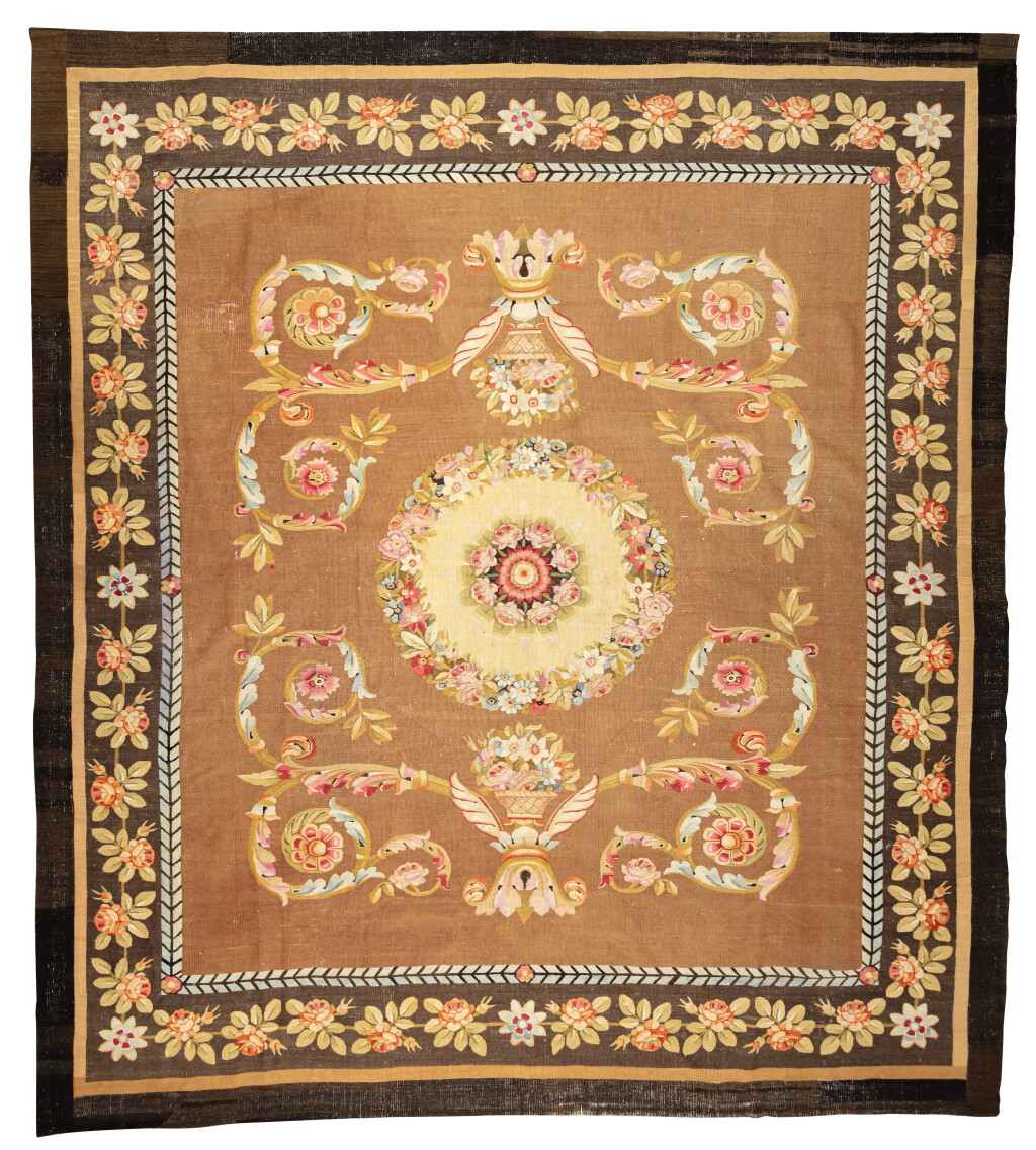View full screen - View 1 of Lot 653. A Charles X Aubusson carpet, France, circa 1820.