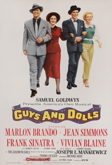 View full screen - View 1 of Lot 37. GUYS AND DOLLS (1955) POSTER, US.