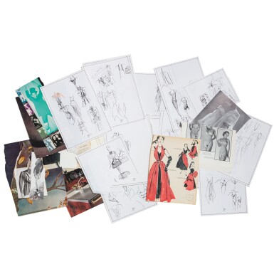 View full screen - View 1 of Lot 192. A large folder containing working documents.