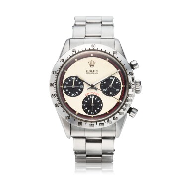 View full screen - View 1 of Lot 279. Reference 6239 'Paul Newman' Daytona A stainless steel chronograph wristwatch, Circa 1968.