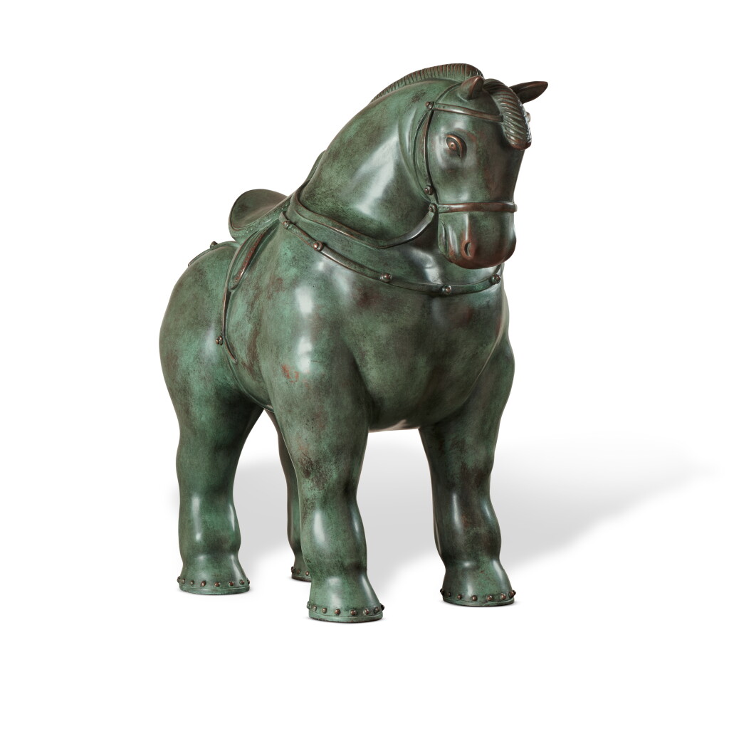 View full screen - View 1 of Lot 581. Horse with Saddle.