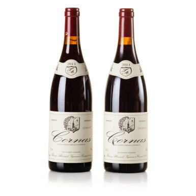 View full screen - View 1 of Lot 559. Cornas, Chaillots 2013 Domaine Thierry Allemand (2 BT).