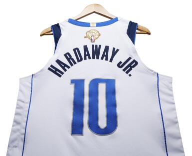 View full screen - View 1 of Lot 38. Tim Hardaway Jr. Dallas Mavericks 2024 NBA Finals Game Worn Association Edition Jersey | Game 2 .