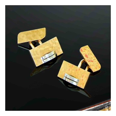 View full screen - View 1 of Lot 159. Pair of Cufflinks.