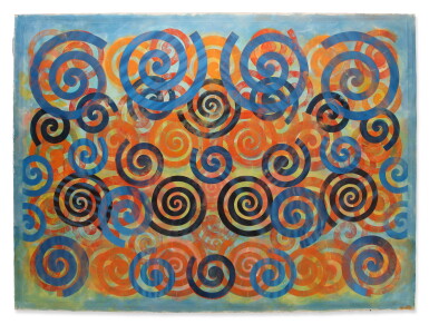 View full screen - View 1 of Lot 118. Spiral Painting II.