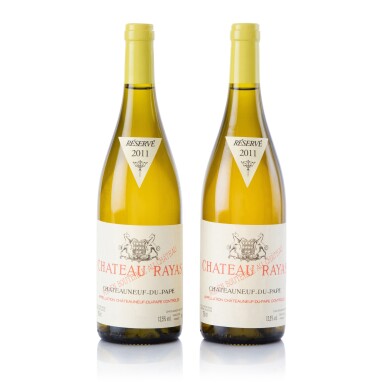 View full screen - View 1 of Lot 48. Châteauneuf du Pape, Château Rayas, Blanc 2011 (2 BT) .