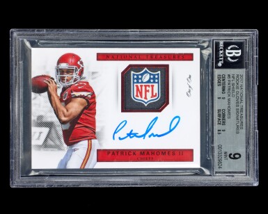 Patrick Mahomes II Kansas City Chiefs 2017 Panini National Treasures Patrick Mahomes II Kansas City Chiefs 2017 Panini National Treasures