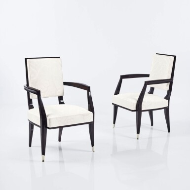 View full screen - View 1 of Lot 51. Pair of Armchairs.