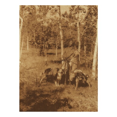 View full screen - View 1 of Lot 1730. EDWARD S. CURTIS | ASSINIBOIN HUNTER.