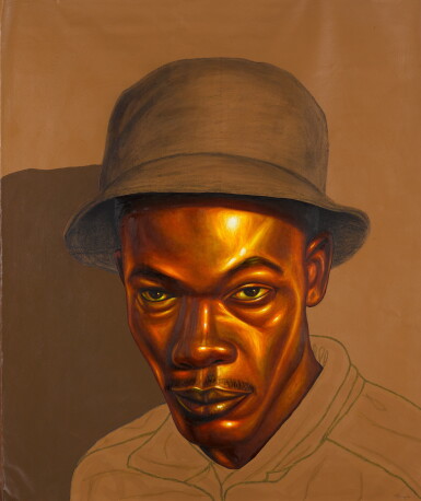 View full screen - View 1 of Lot 33. Boy in a Bucket Hat II.