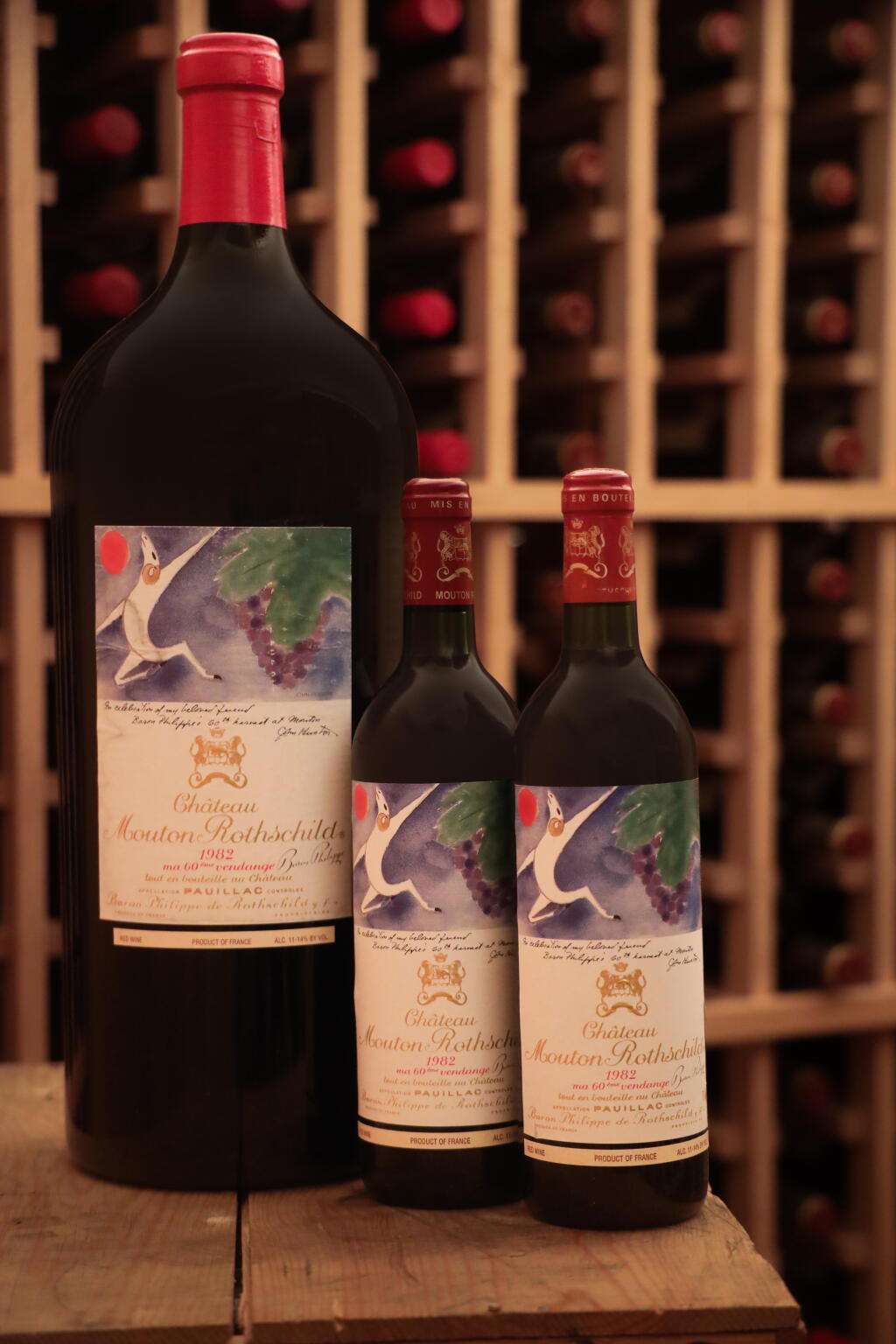 View full screen - View 1 of Lot 1147. Château Mouton Rothschild 1982 (12 BT).