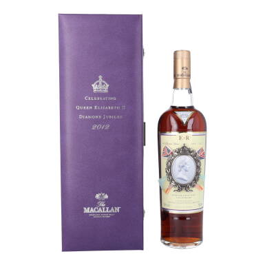 View full screen - View 1 of Lot 5044. The Macallan The Queen's Diamond Jubilee 52.0 abv NV (1 BT70).