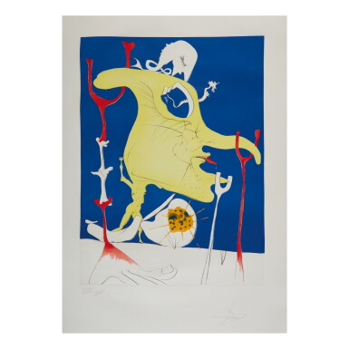 View full screen - View 1 of Lot 95. SALVADOR DALÍ | LA CONQUÊTE DU COSMOS II (M. & L. 641, 645-6, 650-2; F. 74-12).