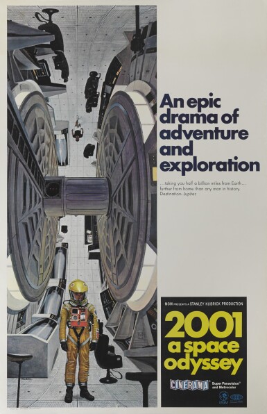View full screen - View 1 of Lot 98. 2001: A SPACE ODYSSEY (1968) POSTER, US.