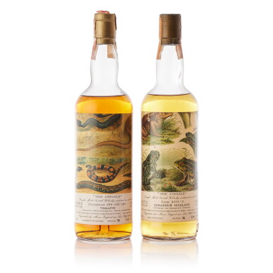 View full screen - View 1 of Lot 9274. Moon Import The Animals - Tomatin and Edradour Mixed Lot (2 BT70).