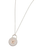 DIAMOND 'LOCK' PENDANT NECKLACE, TIFFANY & CO.