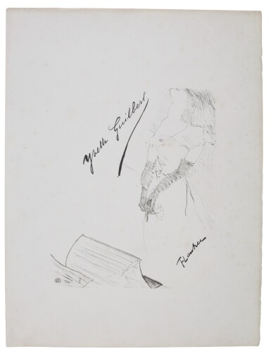 View full screen - View 1 of Lot 34. Yvette Guilbert (D. 251-260; Adr. 250-258; W. 271-279).