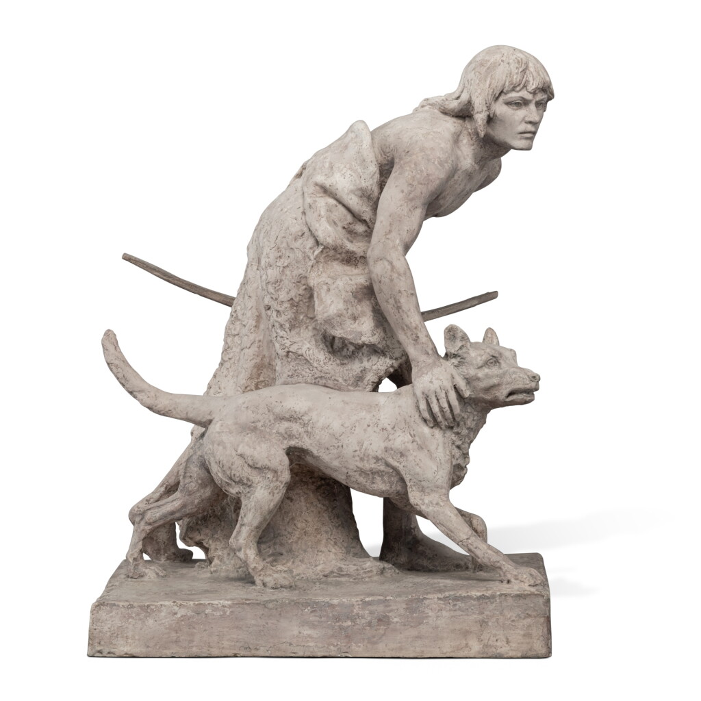 View full screen - View 1 of Lot 306. The Indian Hunter: a Maquette.
