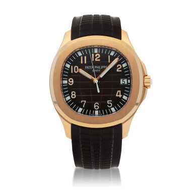 View full screen - View 1 of Lot 315. AQUANAUT, REF 5167R PINK GOLD WRISTWATCH WITH DATE CIRCA 2013.