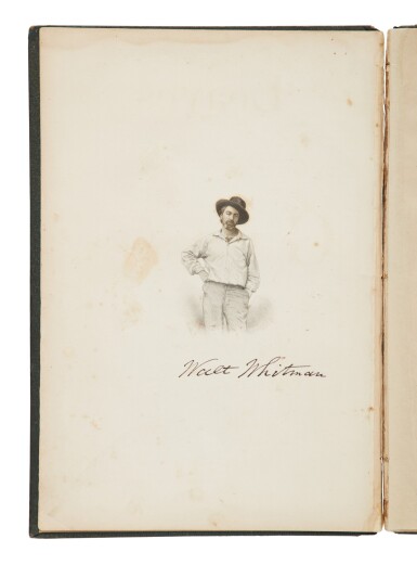 View full screen - View 1 of Lot 116. Whitman, Walt | "America's second Declaration of Independence" — signed by Whitman.