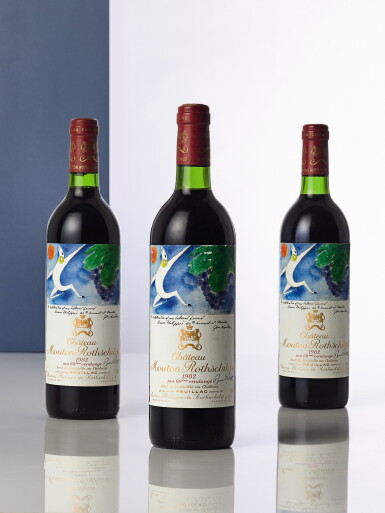 View full screen - View 1 of Lot 8007. Château Mouton Rothschild 1982 (12 BT).