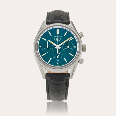 View full screen - View 1 of Lot 385. Reference CBK221F Carrera | A special edition stainless steel automatic chronograph wristwatch, Circa 2021.