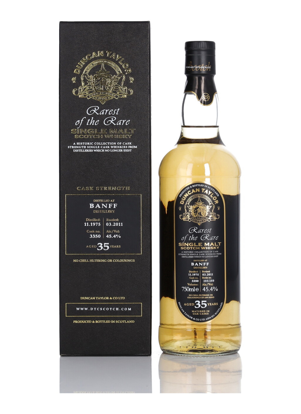 View full screen - View 1 of Lot 53. Banff Duncan Taylor Rarest Of The Rare 35 Year Old 45.4 abv 1975 (1 Bottle 75cl).