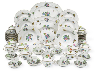 View full screen - View 1 of Lot 432. A Herend 'Victoria' Pattern Part-Dinner and Coffee Service, 20th Century.