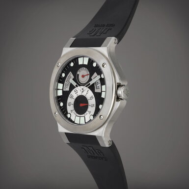 View full screen - View 1 of Lot 68. Seven Day Sport | A limited edition stainless steel wristwatch with date and seven day power reserve | Circa 2005.