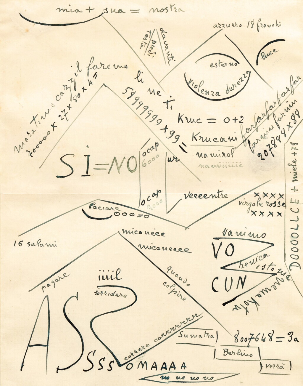 View full screen - View 1 of Lot 13. SI = NO. Ca 1915. Original drawing. A very rich paroliberist composition. .