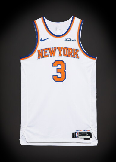 View full screen - View 1 of Lot 20. Josh Hart New York Knicks 2026 NBA Playoffs Eastern Conference Round 1 Game Worn Association Edition Jersey | Game 1 | Double-Double | Matched to 2 Games.