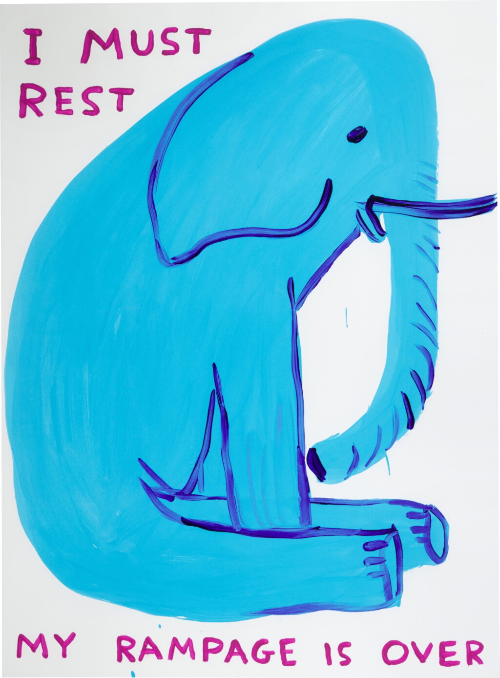 View full screen - View 1 of Lot 5. DAVID SHRIGLEY | MY RAMPAGE IS OVER.