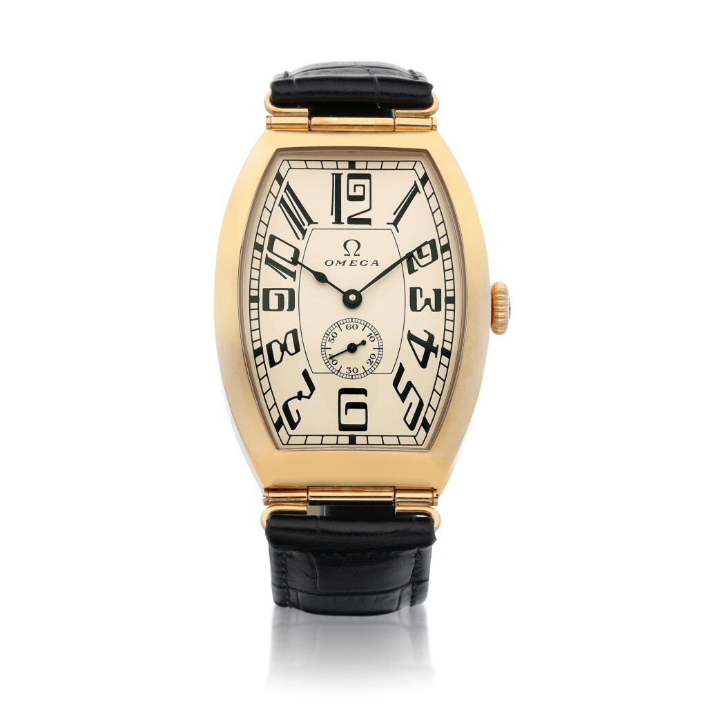 View full screen - View 1 of Lot 8136. The museum collection number four, Reference 5703.30.01 | A limited edition pink gold wristwatch, Circa 2004 | 歐米茄 | 博物館系列 number four 型號5703.30.01 | 限量版粉紅金腕錶,約2004年製.