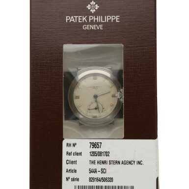 View full screen - View 1 of Lot 169. PATEK PHILIPPE | REFERENCE 544 A STAINLESS STEEL WRISTWATCH, CIRCA 1940.