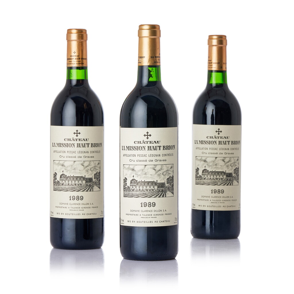 View full screen - View 1 of Lot 3149. Château La Mission Haut-Brion 1989 (10 BT).