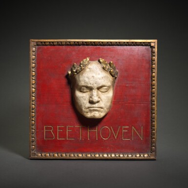 View full screen - View 1 of Lot 8. Mask of Ludwig van Beethoven.