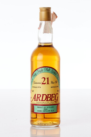 View full screen - View 1 of Lot 1020. Ardbeg Sestante 21 Year Old 40.0 abv 1974 (1 BT70).