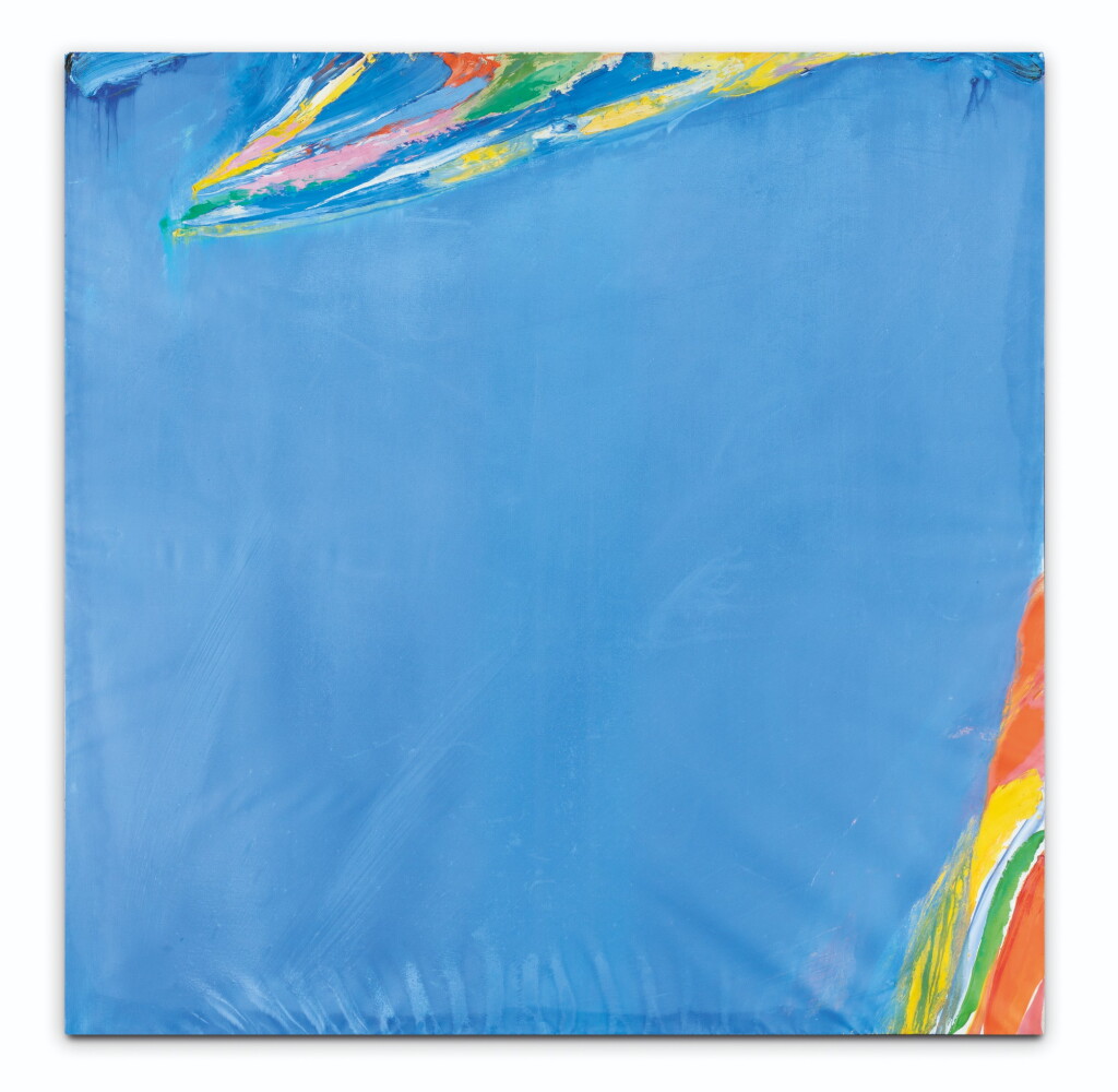 View full screen - View 1 of Lot 129. Tout bleu clair taches vives.