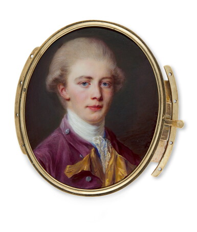 View full screen - View 1 of Lot 164. JACQUES THOURON | Portrait of Sir John St Aubyn of Clowance, 5th Bt (1758-1839), circa 1780.
