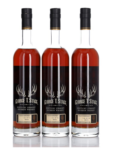 View full screen - View 1 of Lot 199. George T. Stagg 2023 Release 135 Proof 2008 (3 BT 75cl).