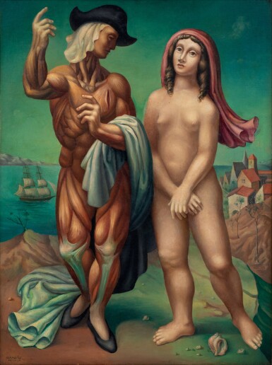 View full screen - View 1 of Lot 604. Arlequín.