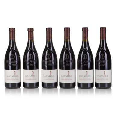 View full screen - View 1 of Lot 621. Châteauneuf du Pape, Deus Ex Machina 2004 Clos St. Jean (12 BT).
