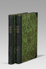MUSSET. La Confession d'un enfant du siècle. 1836. 2 vol. Demi-chagrin vert vers 1860. Edition originale.