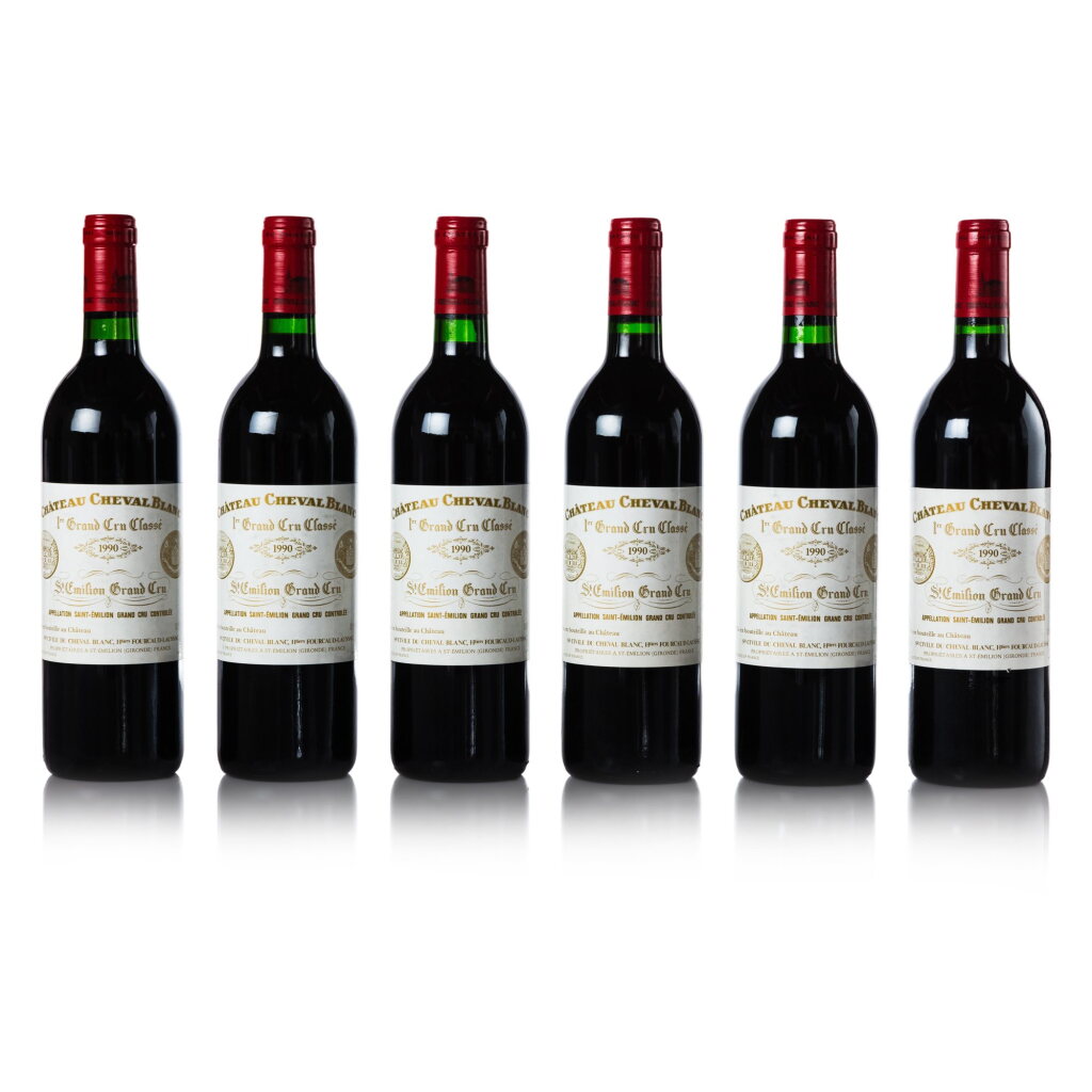View full screen - View 1 of Lot 369. Château Cheval Blanc 1990 (12 BT).